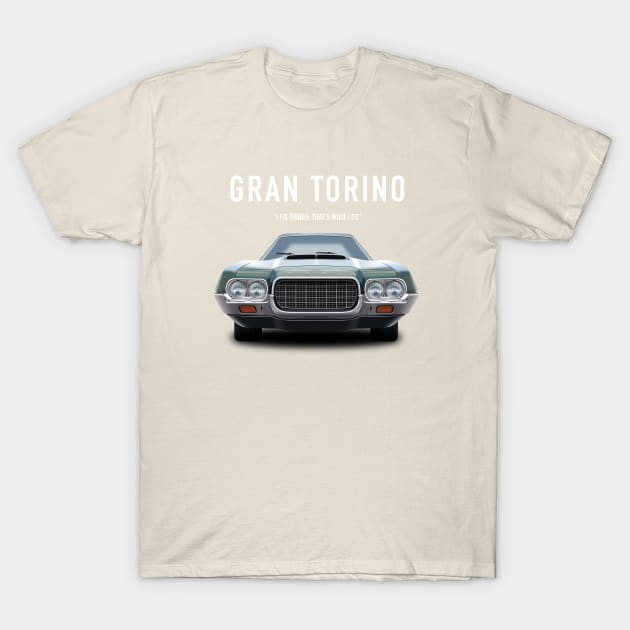 Gran Torino - Alternative Movie Poster T-Shirt by MoviePosterBoy